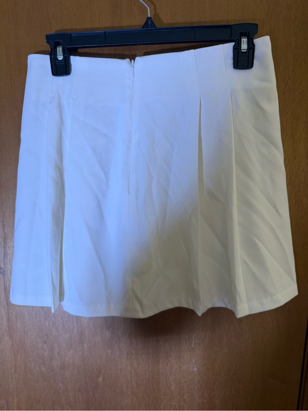 NWT Meshki Ivory Pleated Mini Skirt size XS - Picture 5 of 6
